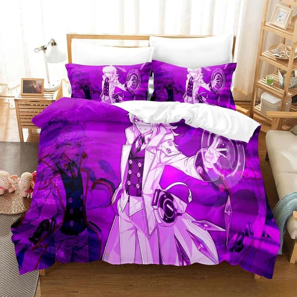 3D-tryck Anime Elsword Sängklädesset Enkelt Twin Full Queen King Size Sängset Vuxen Barn Sovrum Täcke Set För Hemtextilier