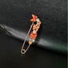 Elegant Pin Blomst Emalje Brosje Dame Enkel Lapel Pin Tilbehør