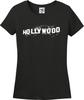 Hollywood California Sign Missy Fit Ladies T-Shirt (S-3X)