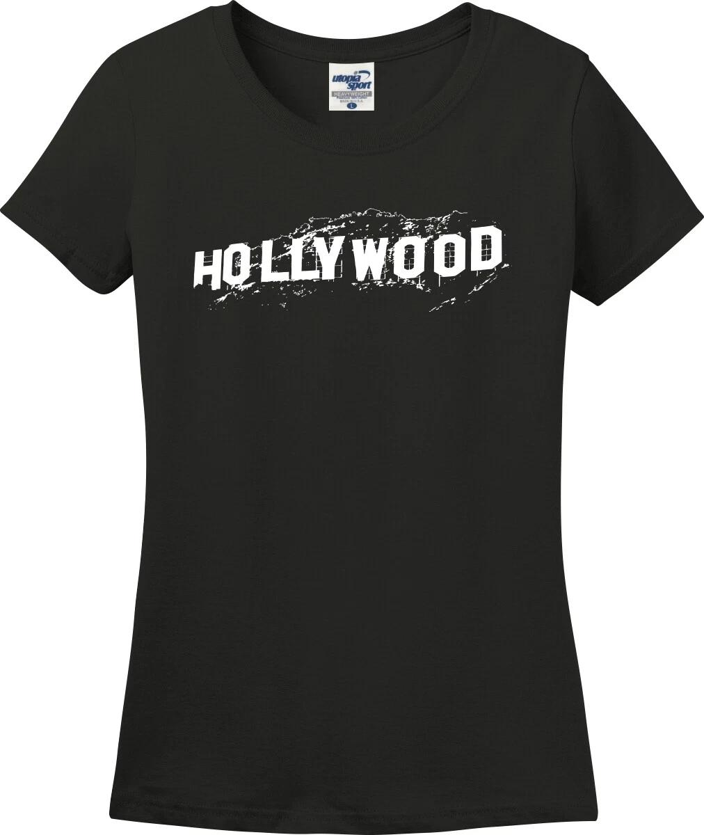 Hollywood California Sign Missy Fit Ladies T-Shirt (S-3X) M