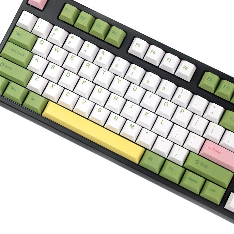 128 tasten/set Profil Original Keycap Für Mechanische Tastatur PBT Farbstoff Sublimation für Schlüssel s