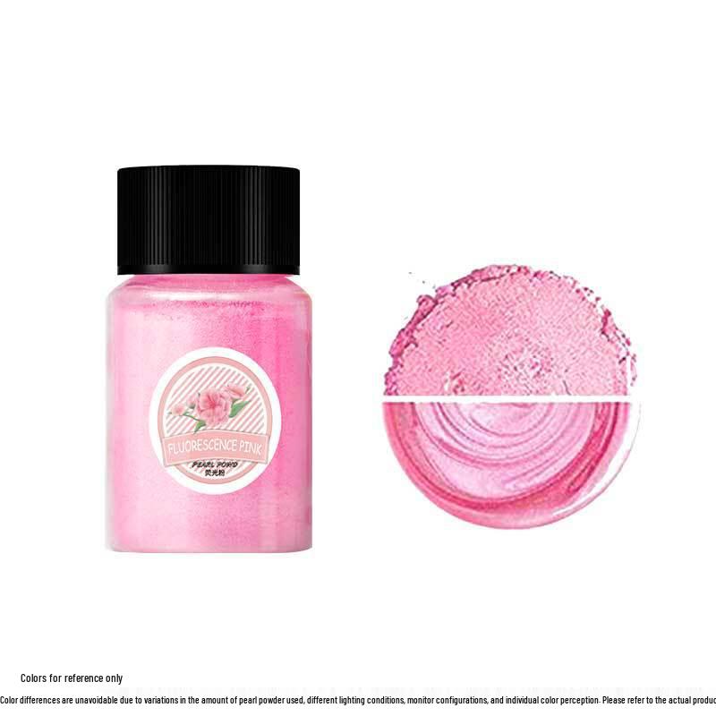 Mermaid Slime & Epoxy Mica Powder - 30 Colors Pearlescent Crystal Clay in Large Bottle