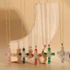 Valentinstagsgeschenk O-Kette Halskette Partyzubehör Kette Choker Neuer Zirkon Kreuzanhänger