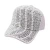 Hat Female Cap Casual Rhinestone Baseball Cap Flash Diamond Sun Hat Handmade Light Board Hat Tide