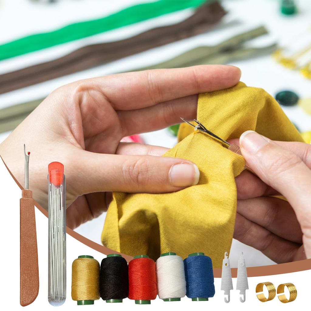 34/36Pcs Sewing Kit Needles Thread Hand Repair Tools Portable DIY Hand Made Craft Set Suitable for Beginners and Everyday Use