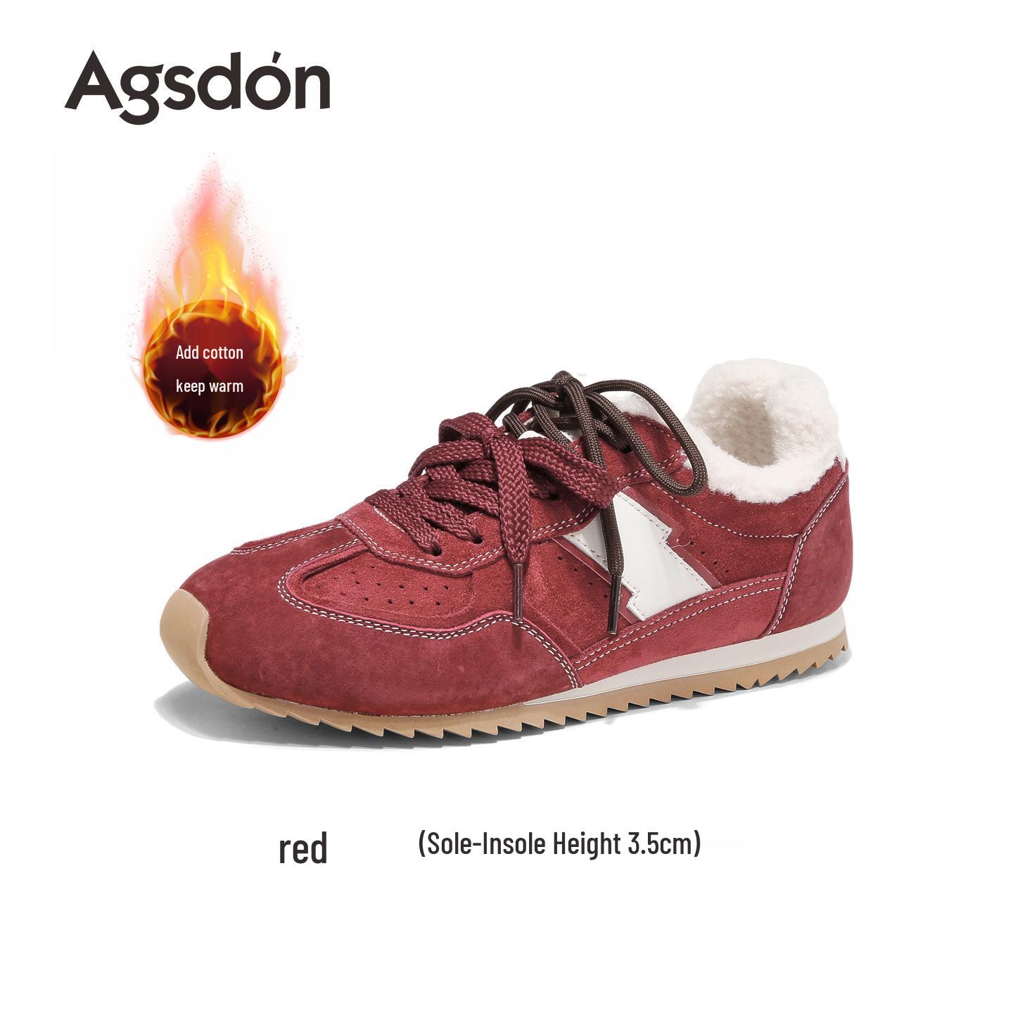 

Augustine Women s Retro Red Ballet Sneakers - Autumn 2025 Collection 36