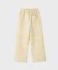 FALLETT Fleece Two-Way Elastic Waist Pants Beige
