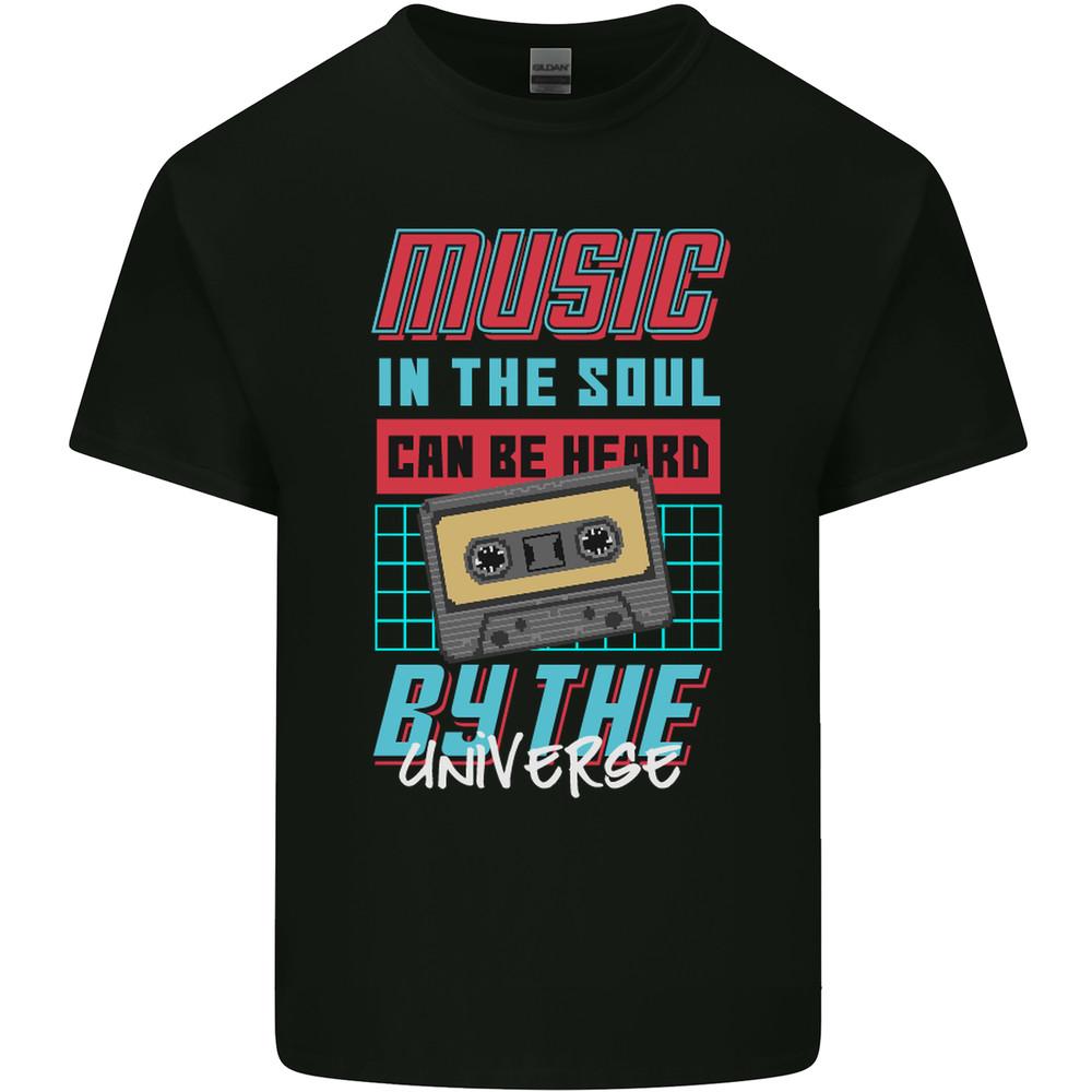 Music in the Soul Heard by the Universe Mens Light Cotton T-Shirt Unisex T-Shirt XXXL