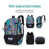 Floral Waterproof Nylon Sports Bag with Shoe Compartment for Rugby, Baseball, Hockey, and Handball