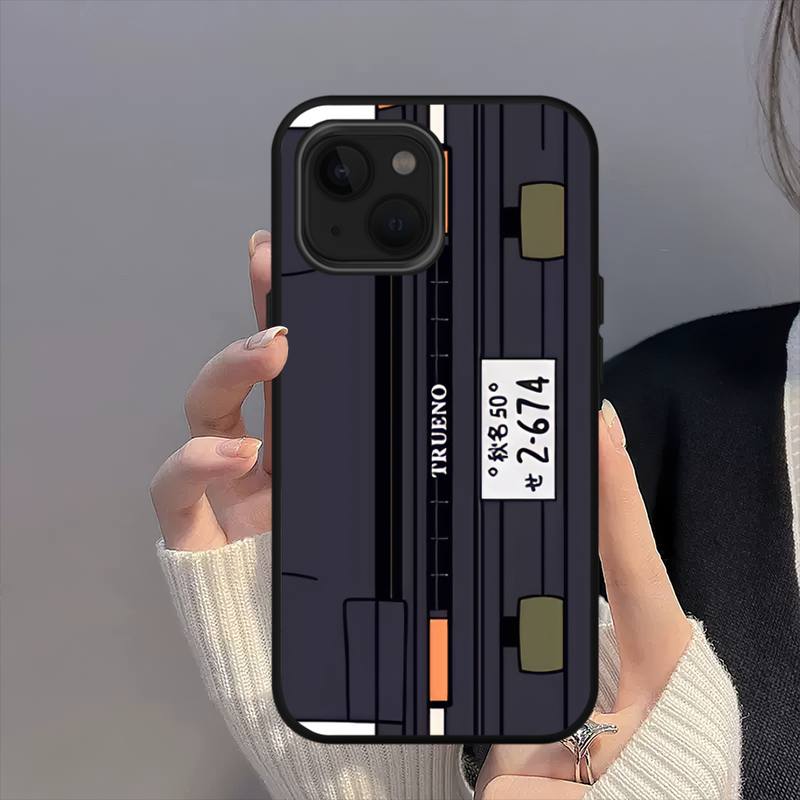 Initial D AE86 Cars Phone Case For iPhone Mini 11 12 13 14 15 16 Pro Max Plus Shell