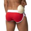 New men's pure cotton cup hip panties, sexy fashion butt padded trendy men's briefs