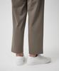 Musinsa Standard Wide Easy Elastic Waist Crop Slacks [Dusty Beige]