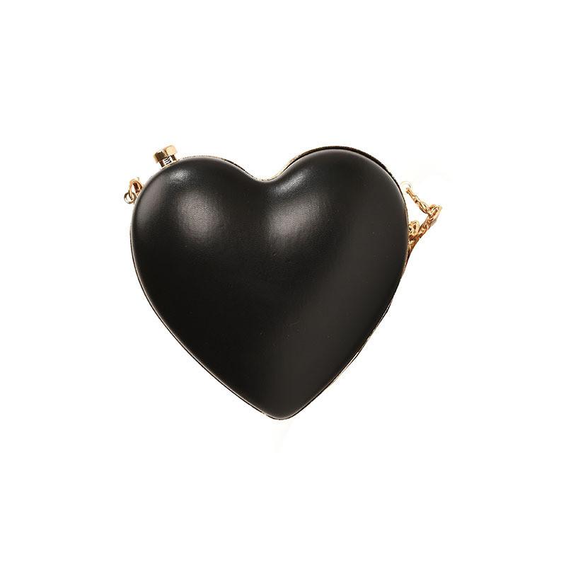 Chic Heart-shaped Crossbody Bag Trendy Street Style 2024 New Women's Fashion