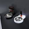 1Pcs Stainless Steel Wall-Mounted Ashtray Hanging Toilet Use Ash Storage Cup Split Design with Sticker Ash Rack Bathroom Toilet