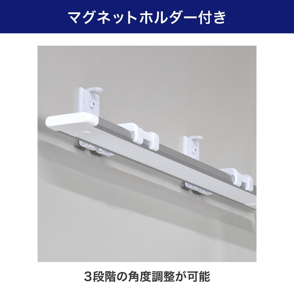 ELPA LED Bar Light (Multipurpose Light) USB Powered, 30cm, Warm White, Touch OnOff, Stepless Dimming, Adjustable Angle, Slim Design with Light Guide