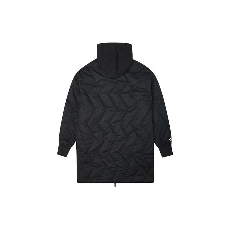 Converse Puffer Jacket Winter Women's Black Unisex 10021078-A01