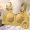 Underwear Women's Summer Thin No Trace Rabbit Ear Bra Large Size Double Breasts Anti Sagging Bra