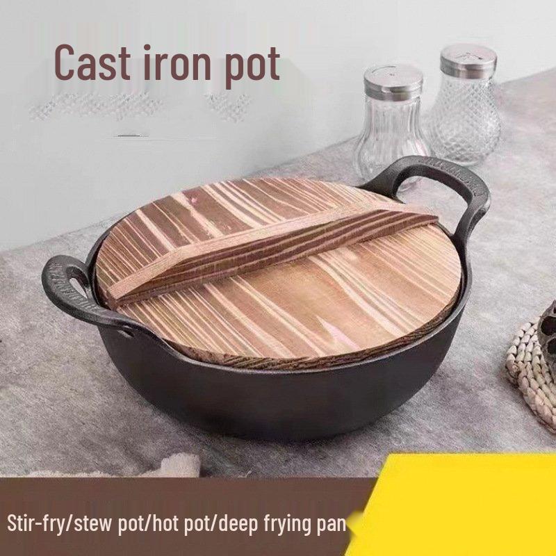 Wutuo Cast Iron Ingot Stew Pot