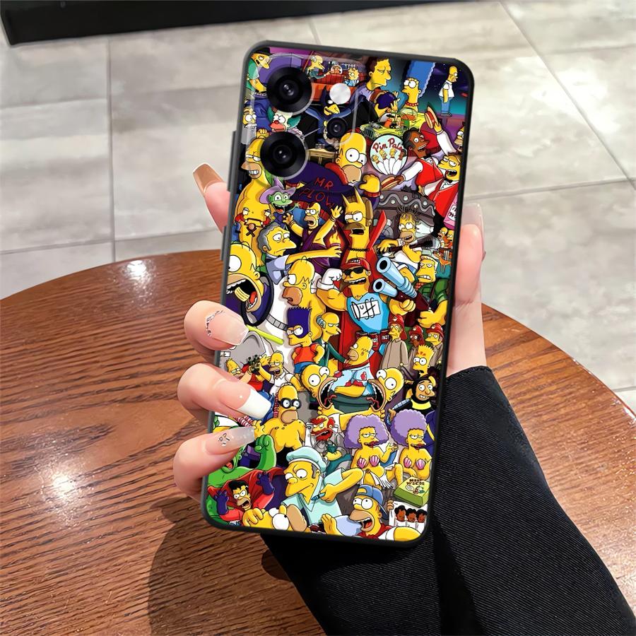 The S-simpsons Phone Cover Case for Oppo Reno 4F 5 6 7 8 10 11 14 F9 F11 F29 A84 A74 A93 A98 A78 A96 A76 A83