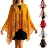 Lightweight Sheer Lace Shawl for Women Elegant Open Front Wrap Scarf with Floral Pattern Suitable for Formal and Casual Occasions