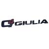 Black Q4 GIULIA STELVIO Letter Emblem Car Stickers For Alfa Romeo Giulia Stelvio Exterior Decoration Accessories