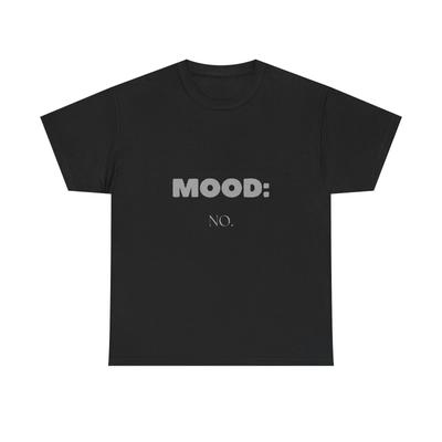 Stimmung: Kein Lustiger Minimalistisches T-Shirt Sarkastischer Introvertierter Anti-Sozialer Spruch Tee