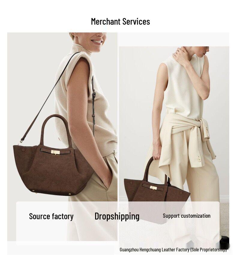 Geantă Tote Tip Gogoașă pentru Femei din Piele Naturală cu Design cu Cataramă - Geantă de Mână/Geantă de Umăr cu Capacitate Mare