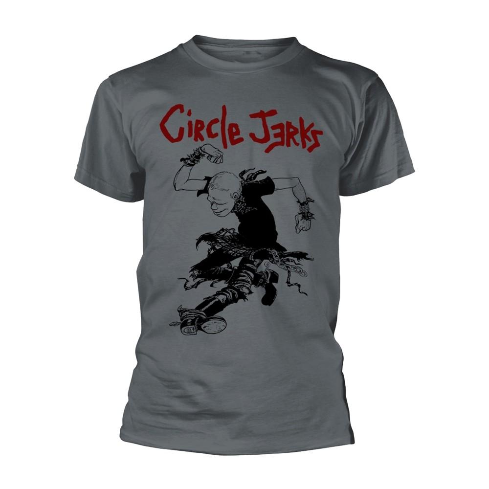 CIRCLE JERKS - I M GONNA LIVE (CHARCOAL) GREY T-Shirt Small XXXL