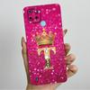For Realme C21Y C25Y Phone Case Crown Letters Soft Liquid Silicone Protective Back Cover For Realme C21 C15 C 21 C 25 Y Fundas