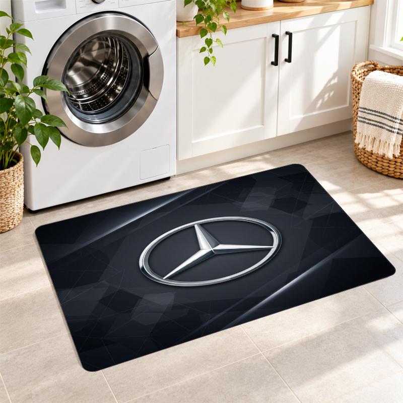 Covoraș de Bucătărie din Flanelă Camioane Mercedes Covor Moale pentru Zonă Covor de Podea Antiderapant Decorațiune pentru Casă