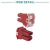 ACROPIX Car PAL Female Slow Blow Fuse Universal Plastic 50A Red 5pcs