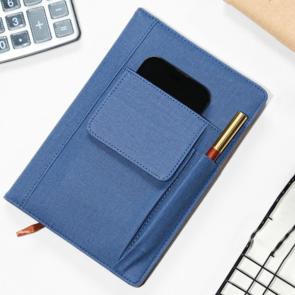 A5 Notebook Thick Writing Notebook Recycled Paper Journal Eco-friendly Notebook Lined Journal Paperbook Fabric Cover Journal