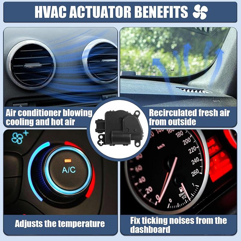 Car HVAC Heater Blend Air Door Actuator Fit for Chrysler/Dodge/Ram/Jeep Chrysler/Dodge/Ram/Jeep