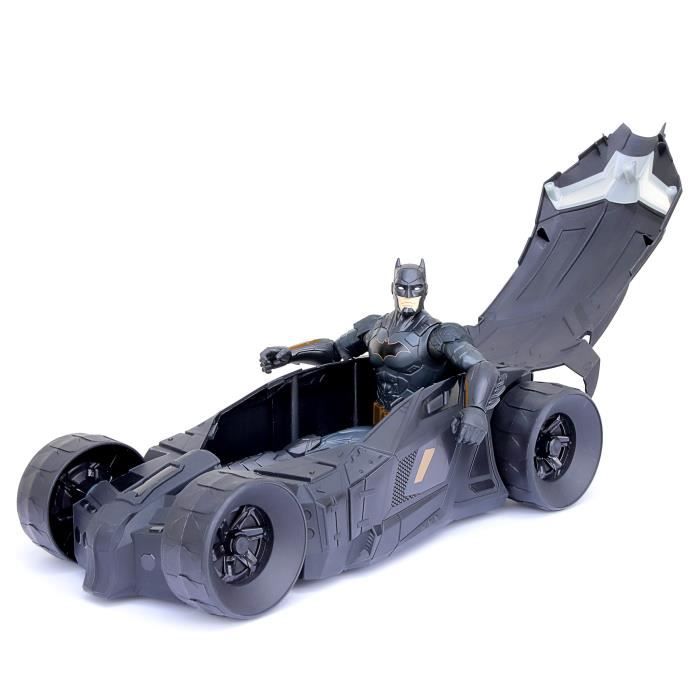 Figurine Batman 30cm Avec Sa Batmobile - BATMAN - Pack Batman + Batmobile - Mixte - Noir