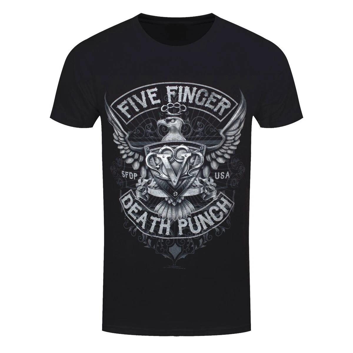 Футболка Five Finger Death Punch FFDP Howe Eagle Band Официальная Новая Черная 4XL