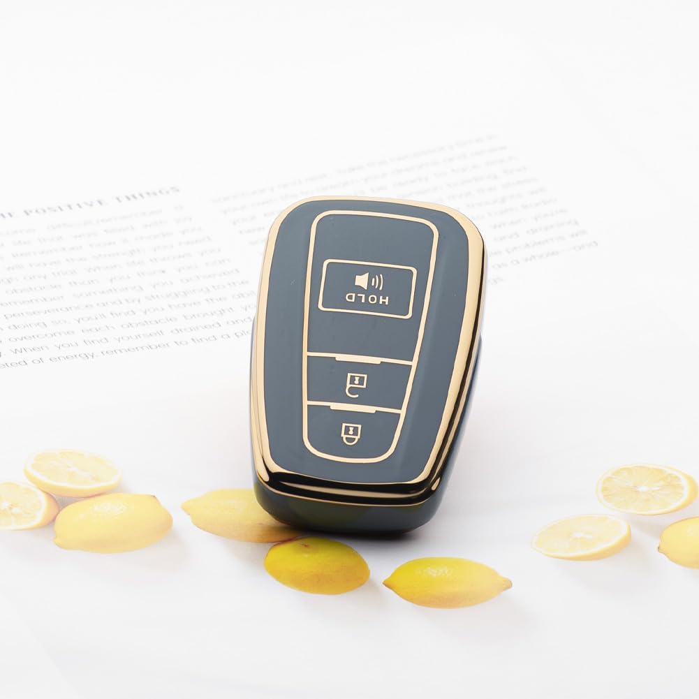 Key Fob Cover Fit for Toyota 2016-2024 RAV4 Camry Prius Prado