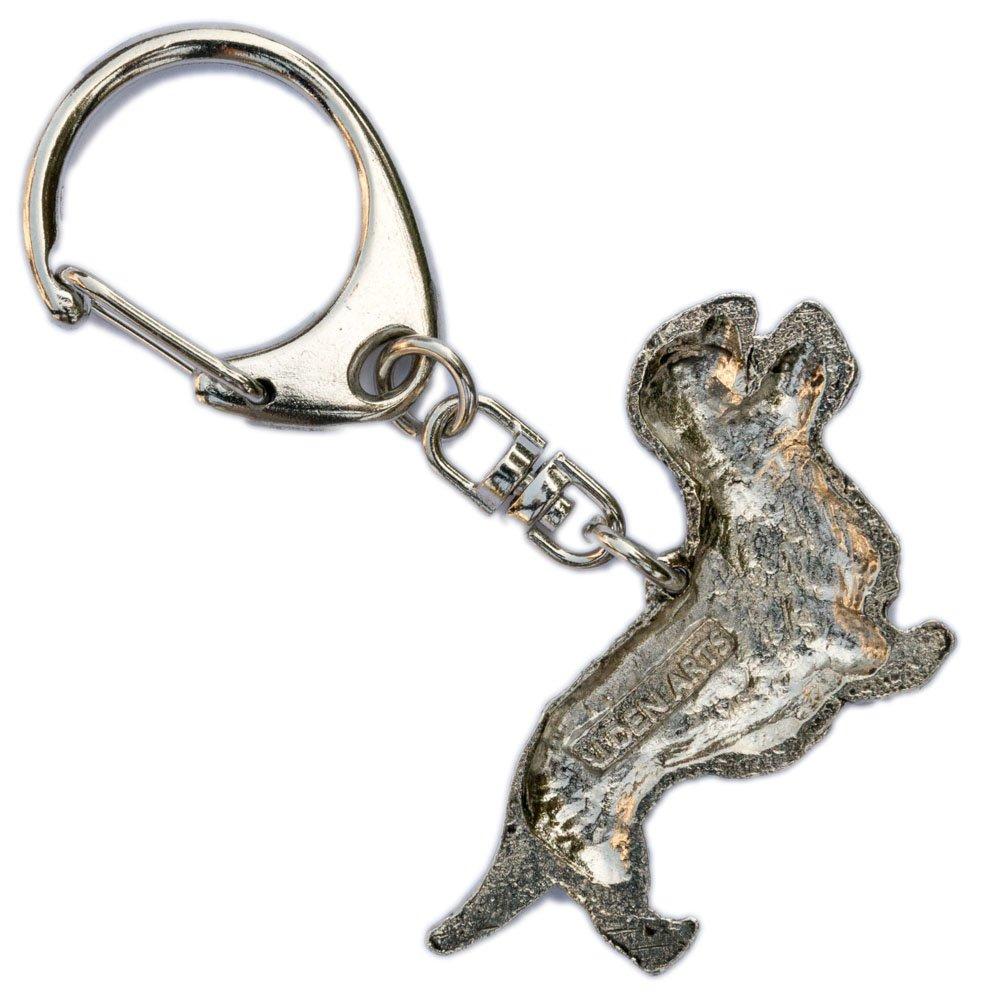 Dandy Dinmont Terrier Made in England Art Dog Keychain Collection