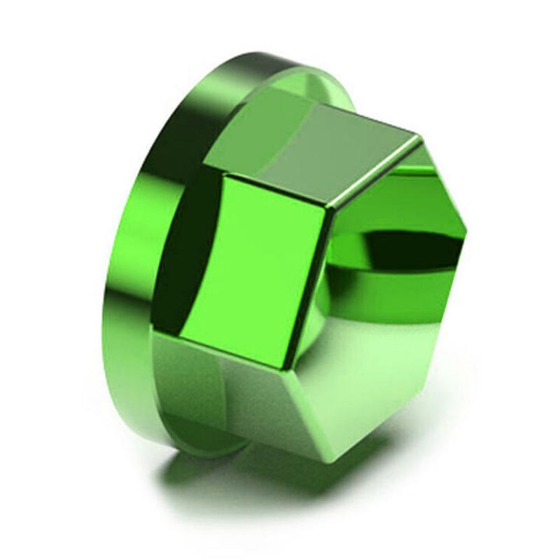 Šrouby 8-20mm 30ks/sada Krytky matic šroubů pro motocykl Dekorace krytů šroubů motocyklu vhodné pro Yamaha Kawasaki Honda Zelená