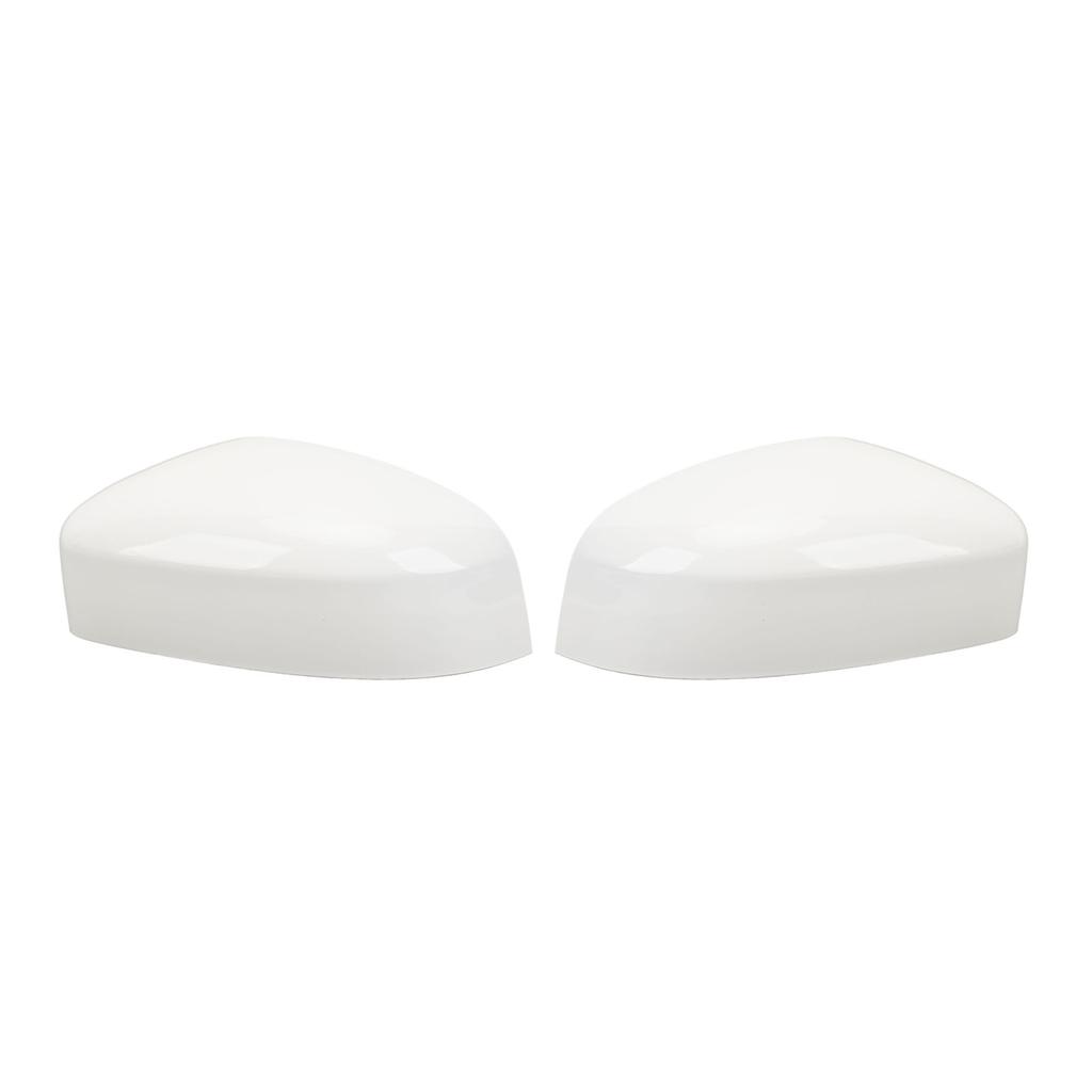 Side Mirror Cap Cover White Protective Weather Resistant Rearview Door Wing Mirror Housing for Focus
