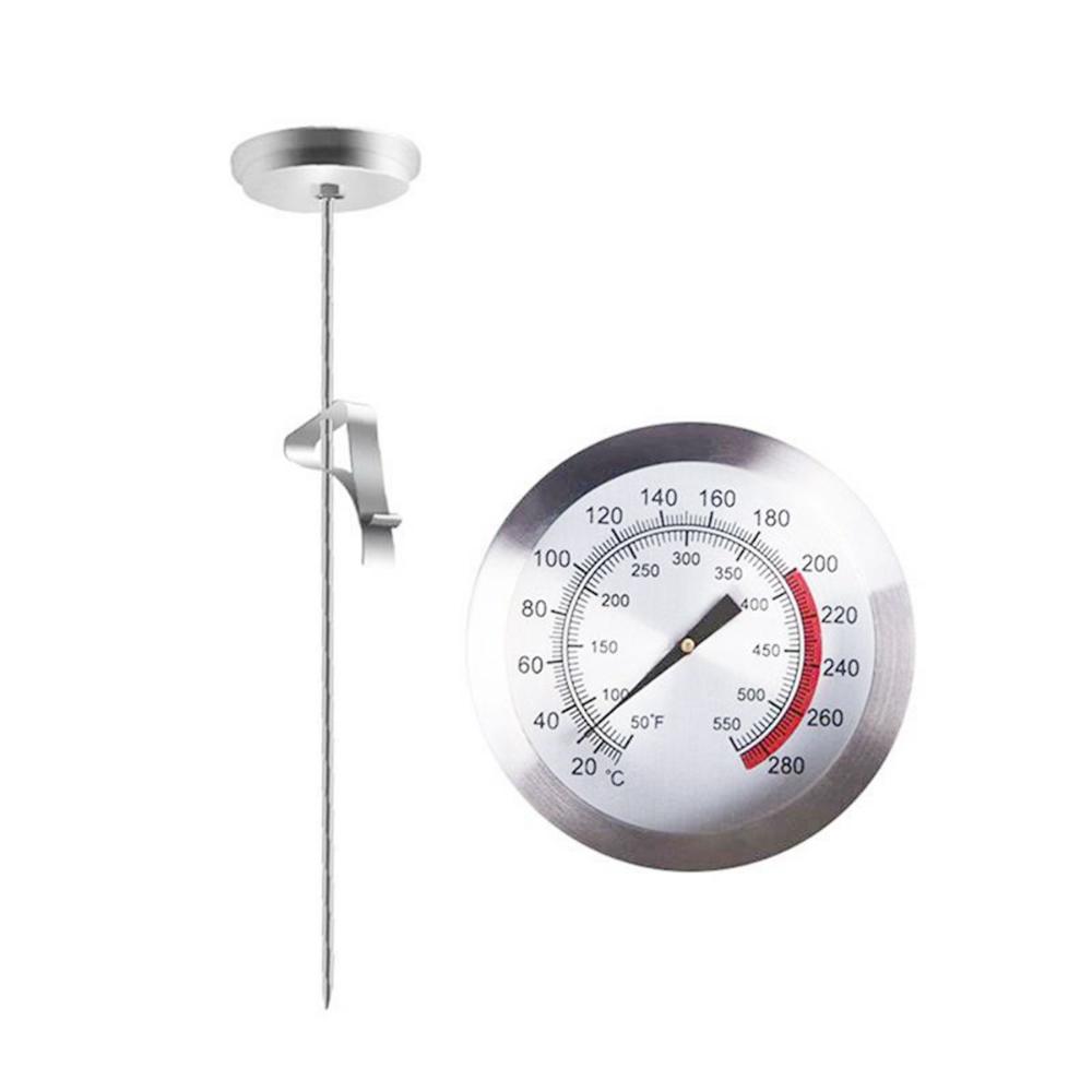 Frying Grill Oven BBQ Food Thermometer Temperature Gauge With Instant Read Stainless Steel Stem