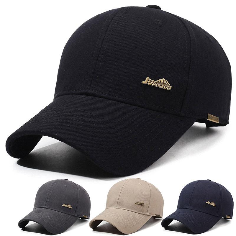 

Spring Autumn Outdoor Men s Sunscreen Sun Hat Side Label Baseball Cap хакі