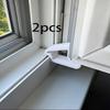 1/2 Pcs New Window and Balcony Door Stopper,Heavy Duty Window Stopper,Non-Slip ,Secure Grip,Windproof,Plastic Window Stop Block