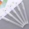 10pcs Gel Pen Shell Ballpoint Transparent Cover Clear Pen Stationary Office School Supplies Writing Tools Education Supplies