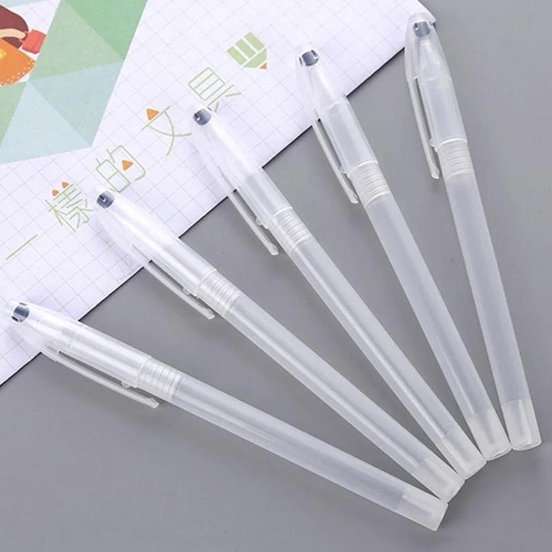 10 Stück Gelstift Hülle Kugelschreiber Transparente Abdeckung Klarer Stift Schreibwaren Büro Schulbedarf Schreibwerkzeuge Bildungsbedarf
