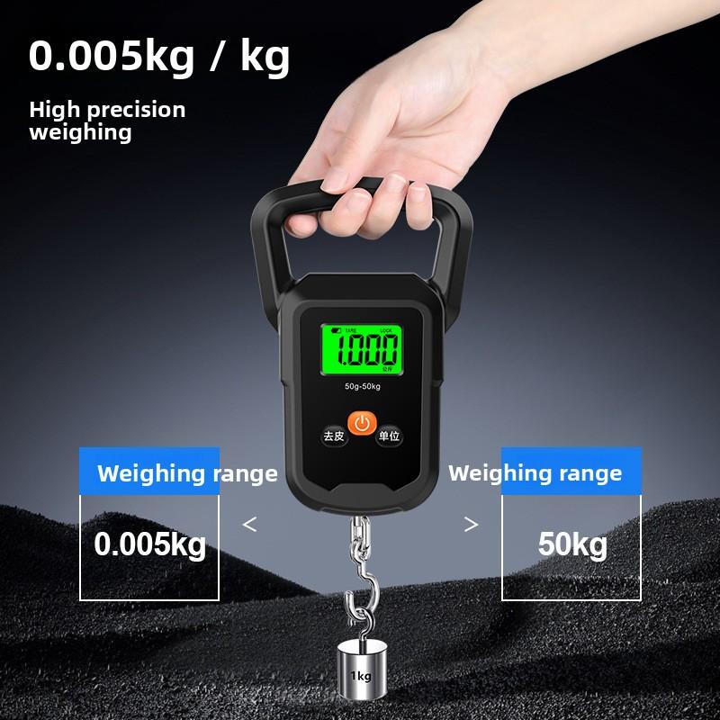 Mini Electronic Scale Precision Portable 50kg Portable Home Kitchen Courier Said Small Scale Small Spring Hand