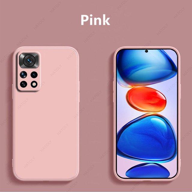 For Redmi Note 12 Pro 4G Case For Xiaomi Redmi Note 14 Pro Cover Funda Shell Capa Liquid Silicone Soft Case Redmi Note 11 4G