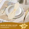 50/100Pc Napkin Rings Gold Table Napkins Holder Reusable Napkin Ring Holder Exquisite Napkins Ring Set for Hotel Home Decoration