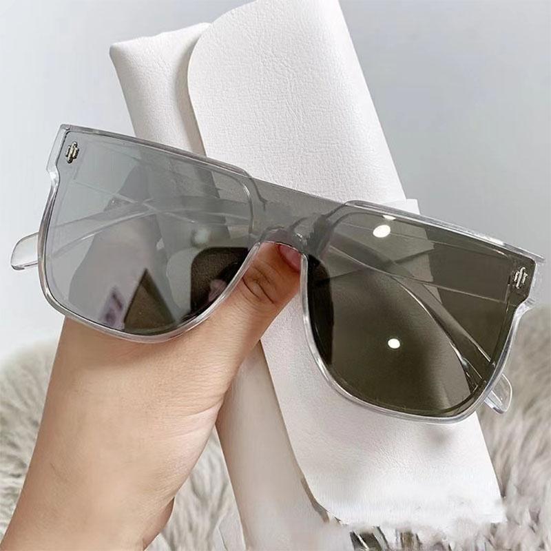 New Children'S Vintage Sunglasses Boys' Large Frame Square Sun Glasses Girls' Decorative Rice Nail Eyewear Uv400