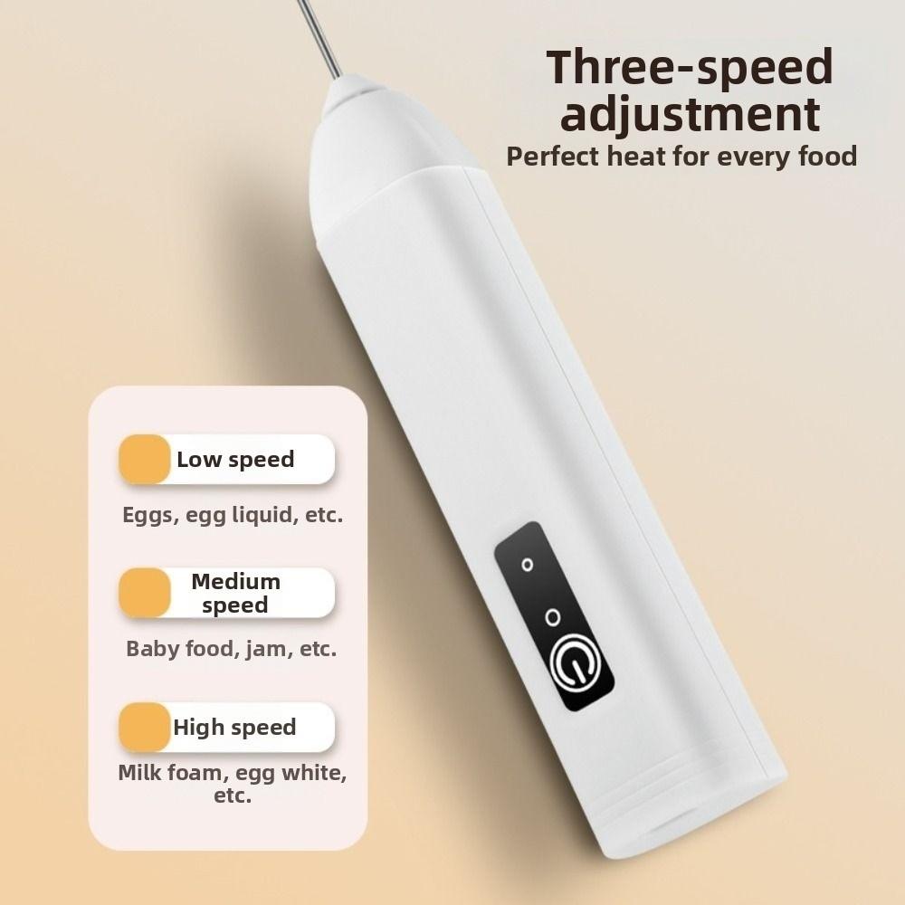 Portable Electric Milk Frother DIY Handheld Whipper Electric Blender Mixer  Coffee Making