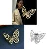 Butterfly Pin For Women With Hollow Metal Design Perfect For Fall Winter Outerwear Accessory